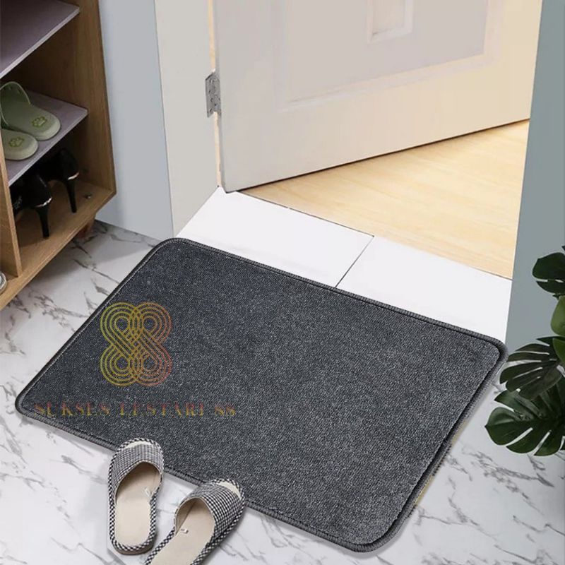 Keset Kaki Anti Slip BLUDRU Keset Kaki Premium Polos 40 x 60