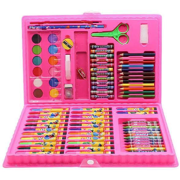 Crayon Set 86in1 Colouring Set 86 Pensil Warna/ Crayon/ Stationary/ Cat air / Colour Pencil