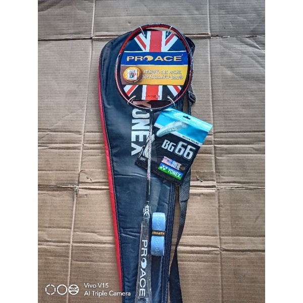 Raket Badminton Pro Ace Nano 8800 Original Full Set