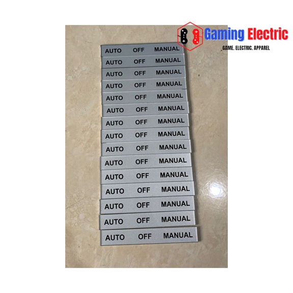 

name plate panel acrylic W10 cm x H2 cm