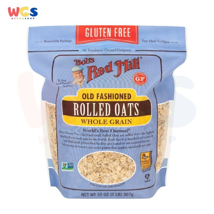 

Bob's Red Mill Gluten Free Old Fashioned Rolled Oats 32oz 907g