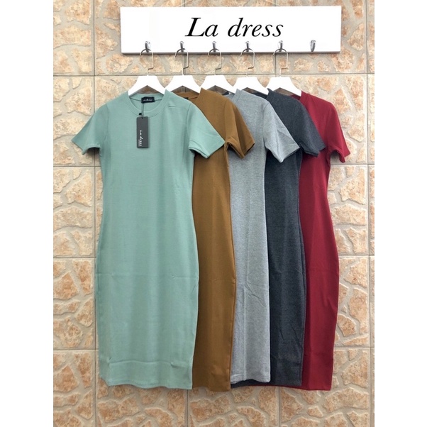 DRESS LA DRESS MODEL ROUNDNECK IMPORT BANGKOK (DRLD328)