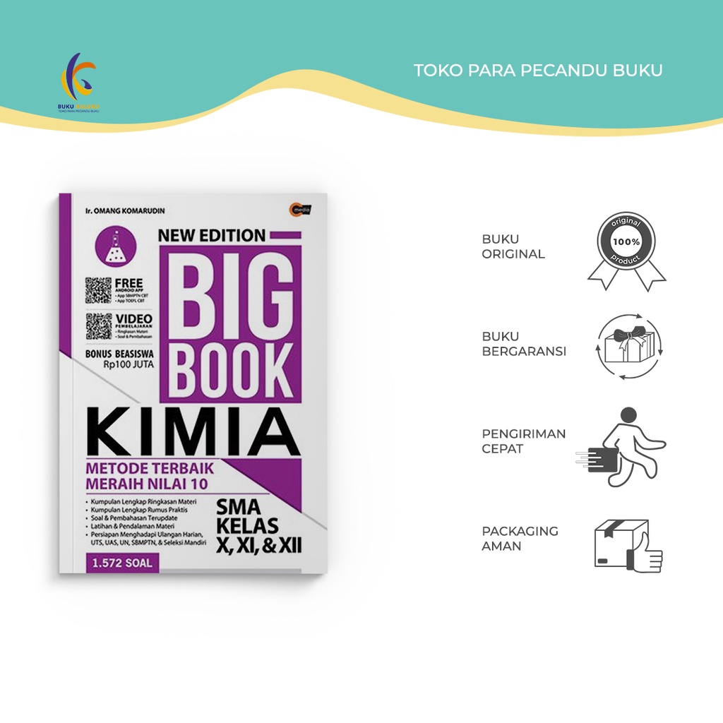Buku Pendidikan - New Edition Big Book Kimia Sma Kl. 1,2,3 - Ir. Omang Komarudin - CMedia - Buku Kal
