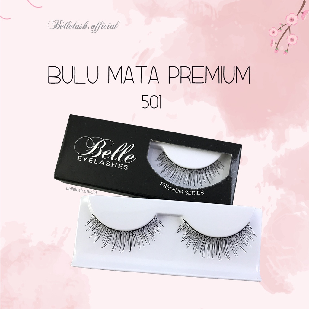 501 Bulu Mata Palsu Handmade Natural False Eyelash Eye Lashes Premium Series