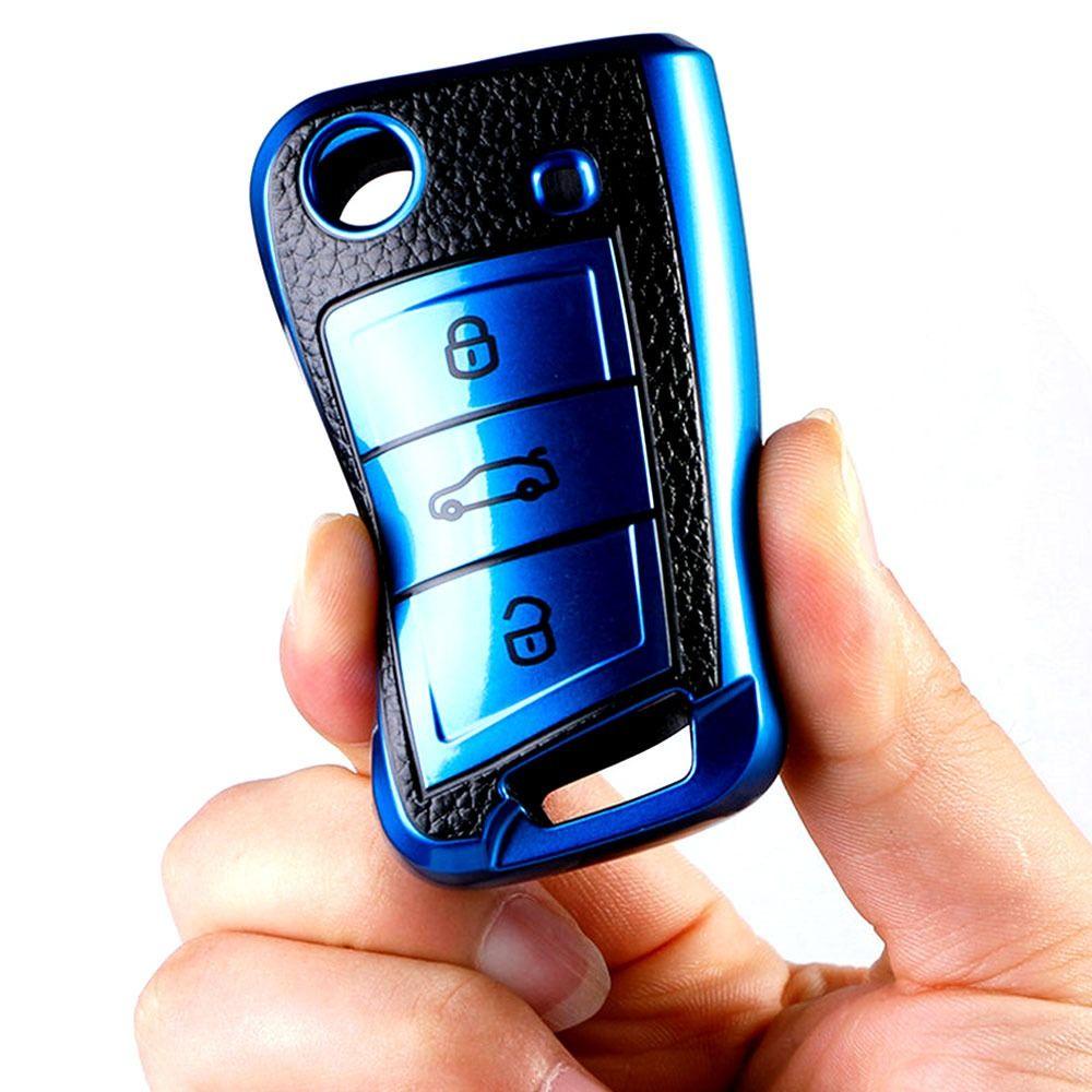 Top Remote Key Case New Aksesoris Mobil Skin Key Fob Cover