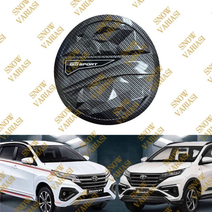 [BISA COD] Tank Cover All New Rush 2018 2021 2022 Gr Sport Carbon / Perlengkapan Variasi Mobil Murah