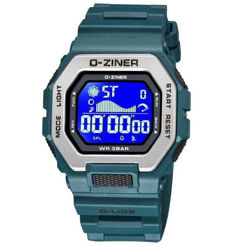 Jam tangan Dziner 8318 jam tangan pria digital water resistant D-ziner 8318 Original