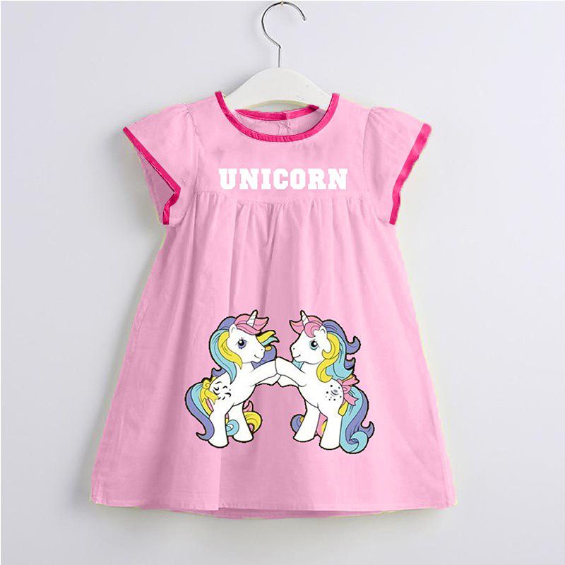 DRESS ANAK PEREMPUAN UNICORN/BAJU ANAK PEREMPUAN LUCU