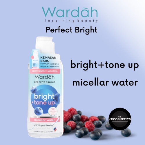 Wardah Perfect Bright Tone Up Micellar Water 100 ml - Micellar Water dengan Micelles Pencerah
