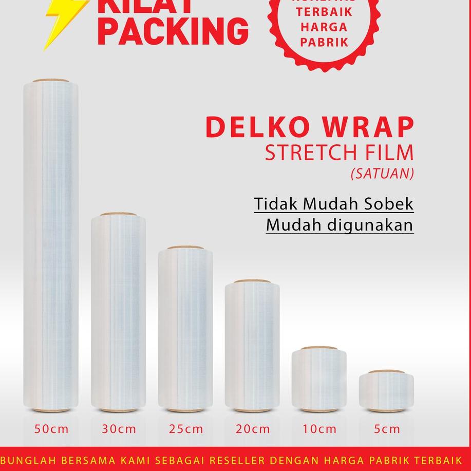 

Update! STRETCH FILM 50CM X 150M PLASTIK WRAPPING ✔