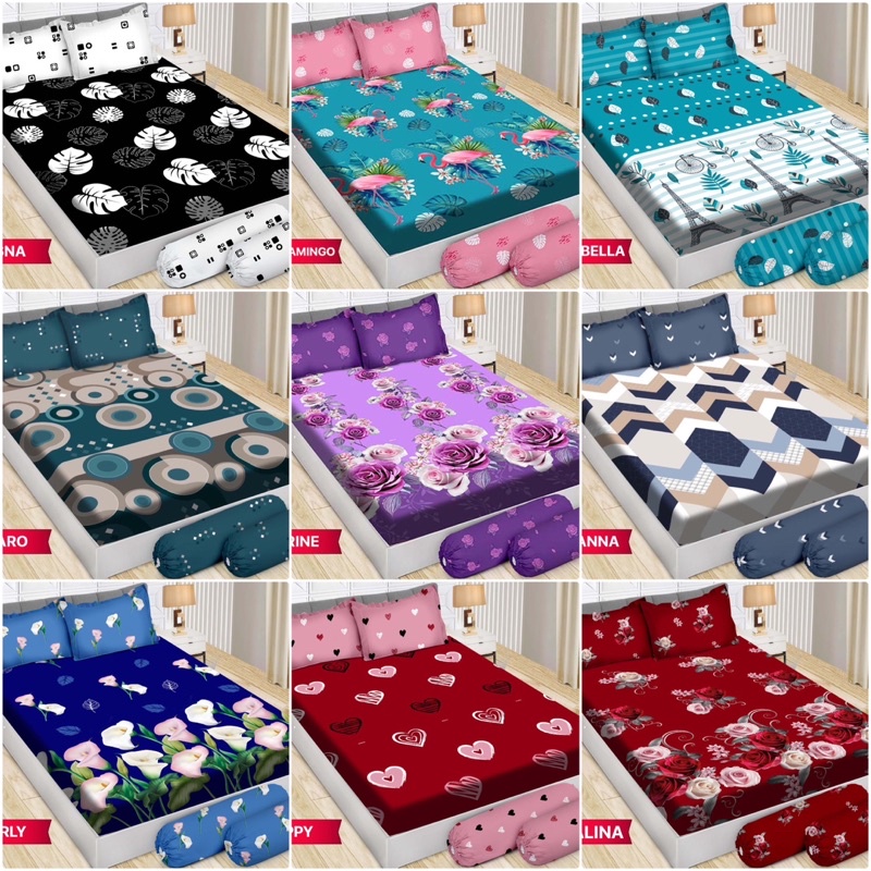 (BISA COD) SPREI BONITA DISPERSE UK 180*200 CM DIJAMIN TIDAK LUNTUR