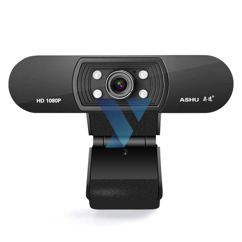 ASHU HD Webcam Desktop PC Laptop Video Conference 1080P Mic H800 ( Al-Yusi )