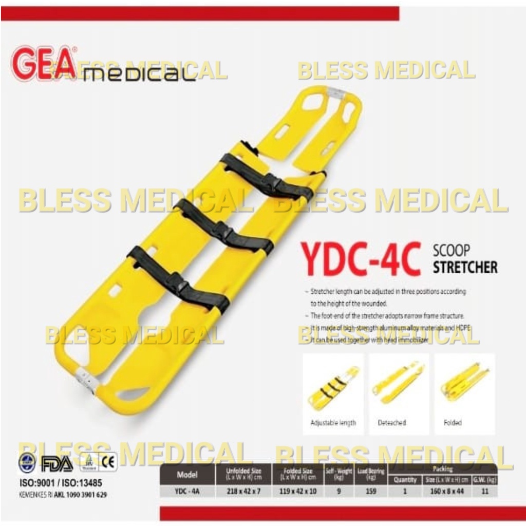 Scoop Stretcher GEA YDC 4C