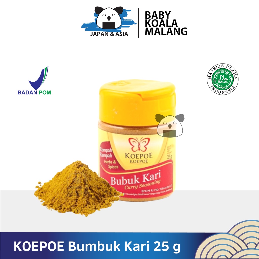 

KOEPOE Bumbu Kare Bubuk 25 g Halal | Kare