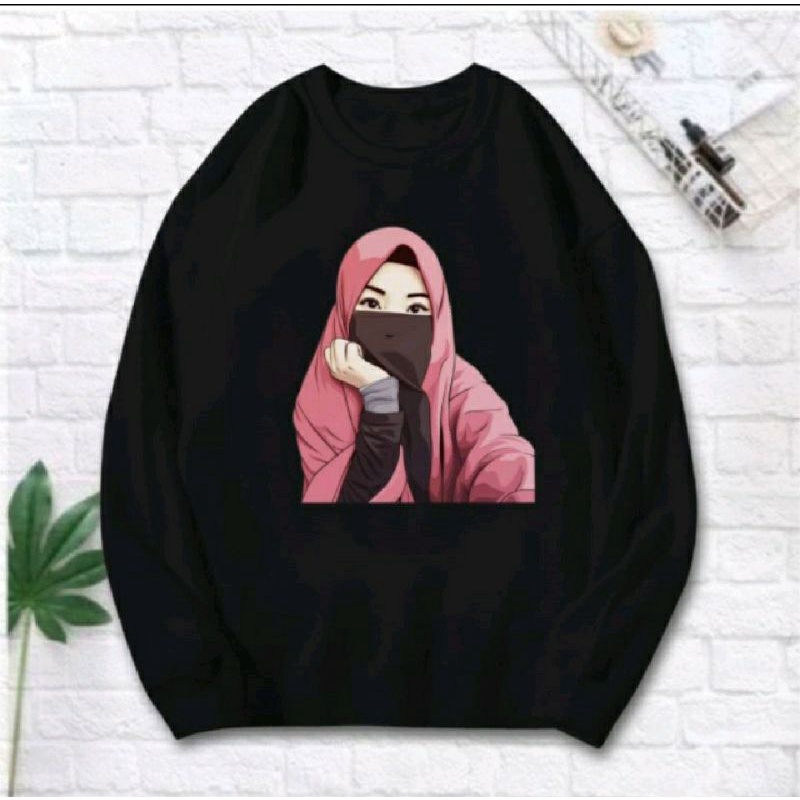 SWEATER FLEECE WANITA HIJAB