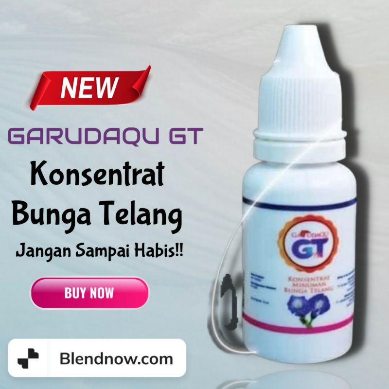 Konsentrat Minuman Bunga Telang Garudaqu Tea GT Aman BPOM 15 ml
