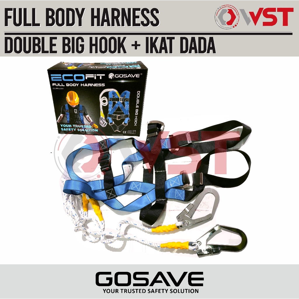 Full Body Harness Double Hook GOSAVE