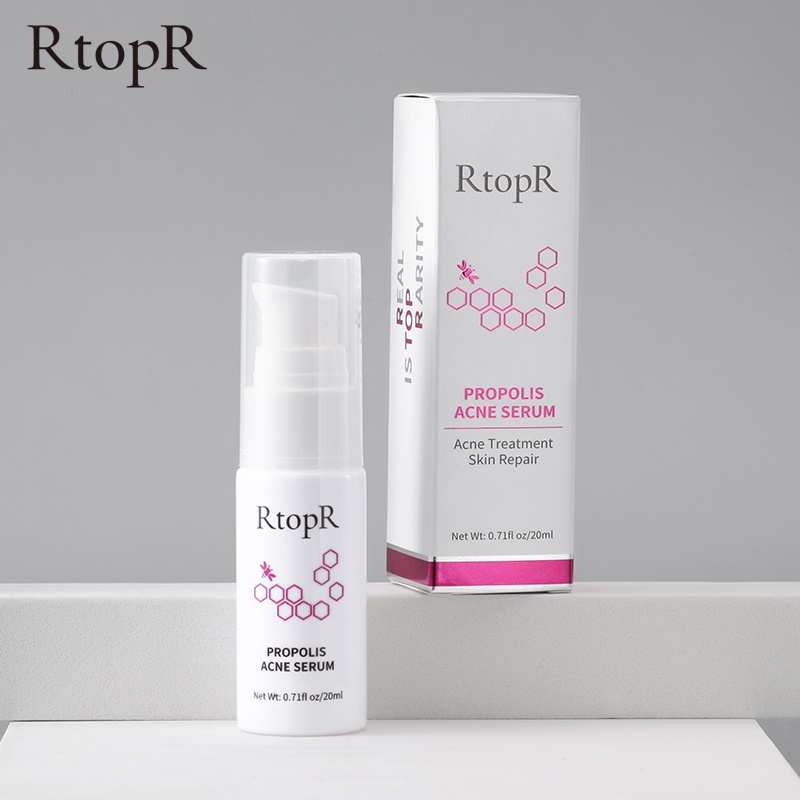 [BPOM]RtopR Propolis Perbaikan Jerawat Anti Jerawat Serum Pencerah Jerawat Bekas Jerawat Serum Pembersih Bintik-Bintik Bekas Jerawat Mengecilkan Pori-Pori Menghilangkan Jerawat Perawatan Minyak kontrol Jerawat 20ml