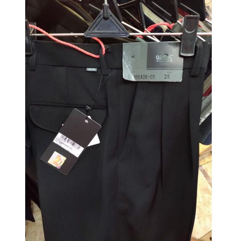 CARDINAL Celana Formal Kain Bahan Tebal Hitam Teflon Kerja Kantoran Cardinal Original (KODE 5441)