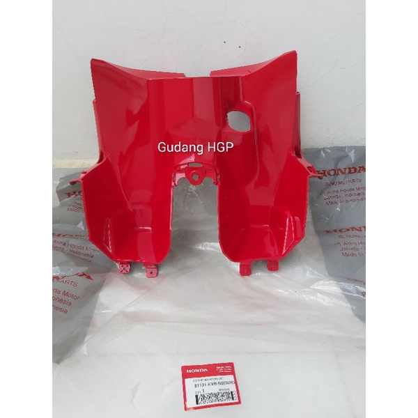 Cover Inner Red Cover Kontak Laci Merah Vario 110 Techno Karbu 81131-KVB-N50WRD Ori Honda Genuine Pa