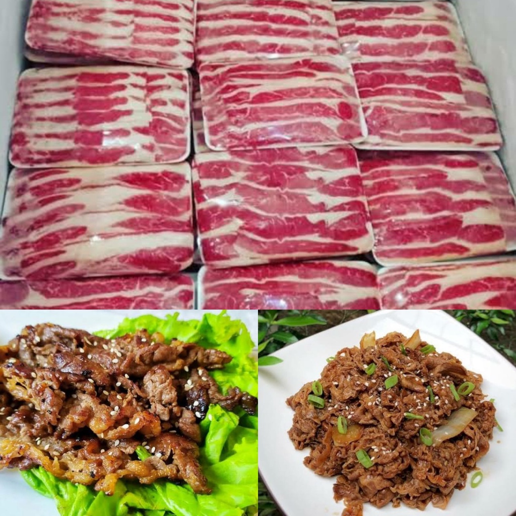 

READY Aneka Beef Slice Fat Mix, Premium Aus, Non Fat, Wagyu dan Saikoro 500gr