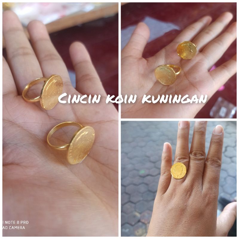 cincin koin Kuningan flexible