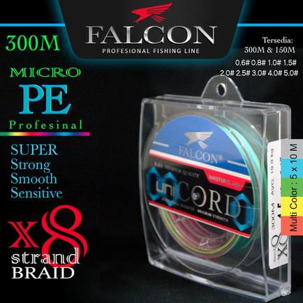 Senar Pe Falcon Uni Cord X8 300 Meter