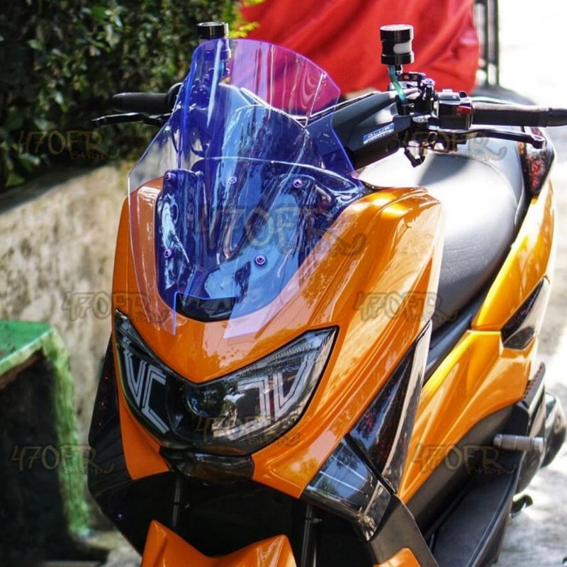 WINDSHIELD NMAX OLD TDR SPORTY V1. VISOR NMAX LAMA TDR V1 SPORTY TEBAL 4MILI