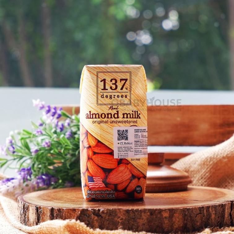 

10.10 SALE 137 Degrees Almond Milk Unsweetened 180 ml grosir