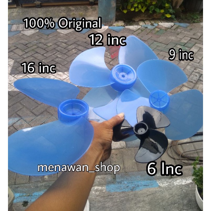 Baling Baling Kipas Miyako 6 9 12 16  Inc Original