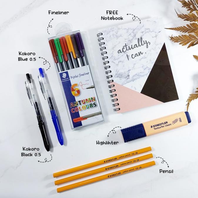 

STAEDTLER GIFTSET - PAKET MENULIS NOTEBOOK JOURNALING 2022