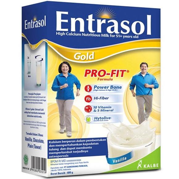 

[ COD ] Entrasol Gold Vanila 600G
