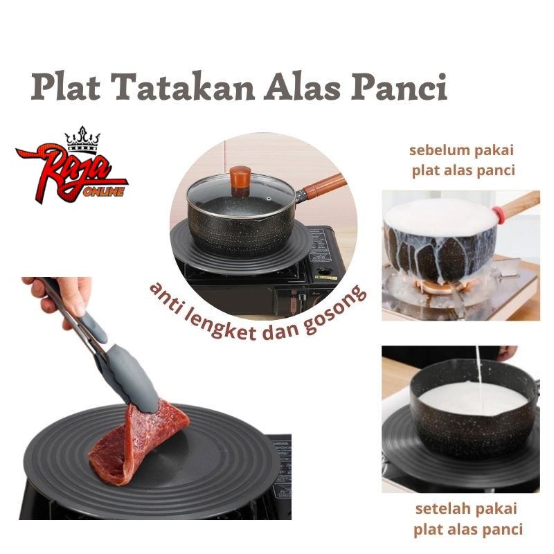 ATK5- Plat Tatakan Panci Konduksi Diffuser Kompor Gas Alas Panci BBQ