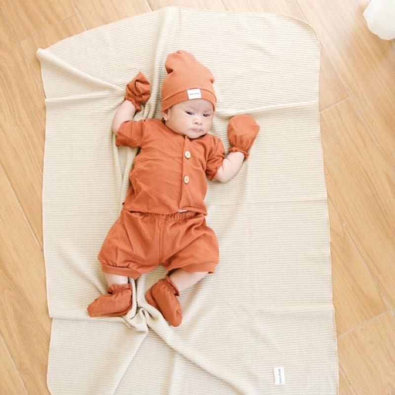 Minimine - Topi Bayi Baru Lahir  / Knot Hat Baby Newborn / peci bayi