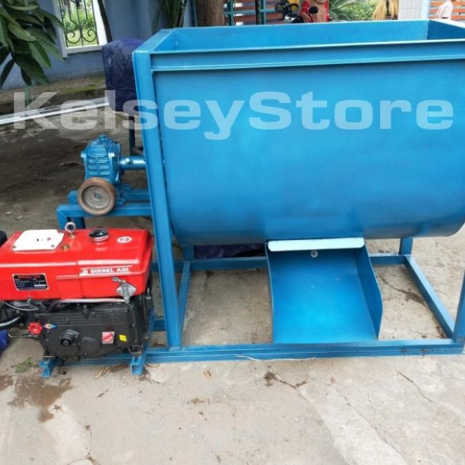] Mesin Mixer Mencampur Campur Pakan Ternak Pupuk Kapasitas 200 kg