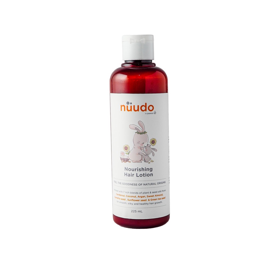 Nuudo Nourishing Hair Lotion Baby Kids Spray 225ml - Minyak Penumbuh Penyubur Rambut Anak Bayi 225 ml