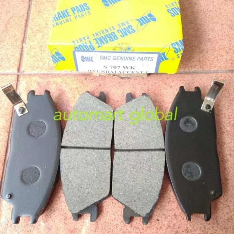 brake pad kampas rem depan hyundai accent