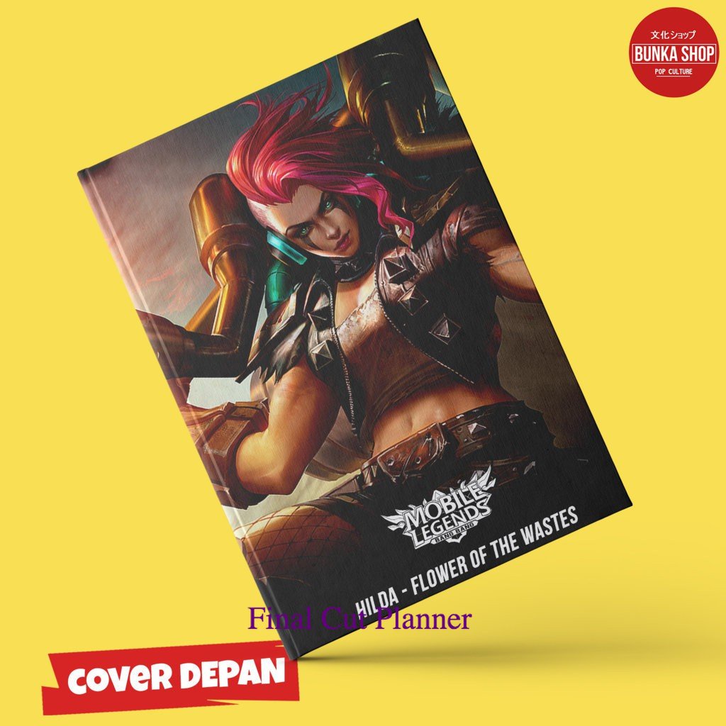 

Note Book Game Mobile Legends Hilda Flower of the Wastes Hardcover A5 Buku Catatan Tulis Murah .