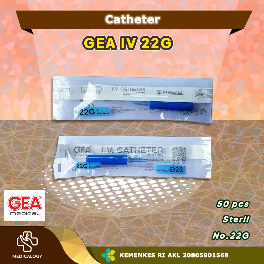 GEA IV Catheter No.22G 50ea