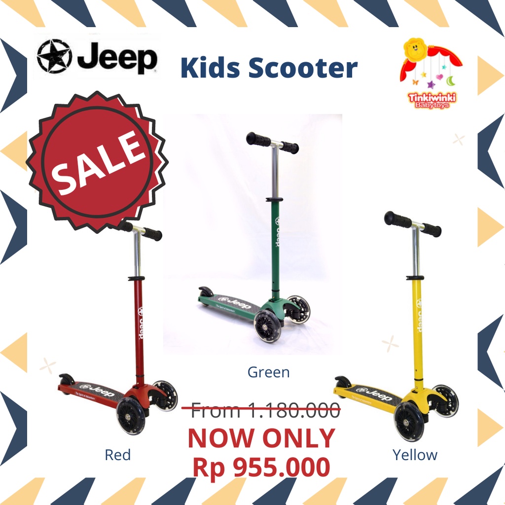 NEW JEEP Kids Scooter .