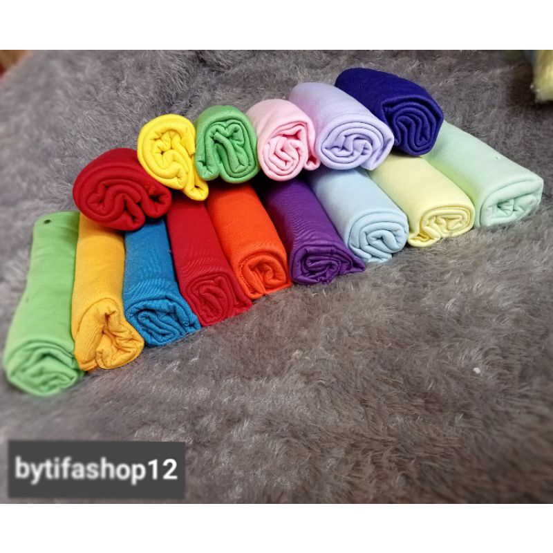 BEDONGAN BAYI/PERNEL BAYI RAINBOW POLOS AINUN BAHAN LEMBUT