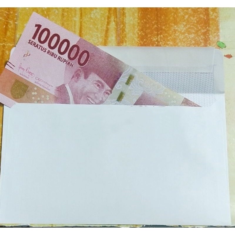 

Amplop uang 100.000 Via Transfer