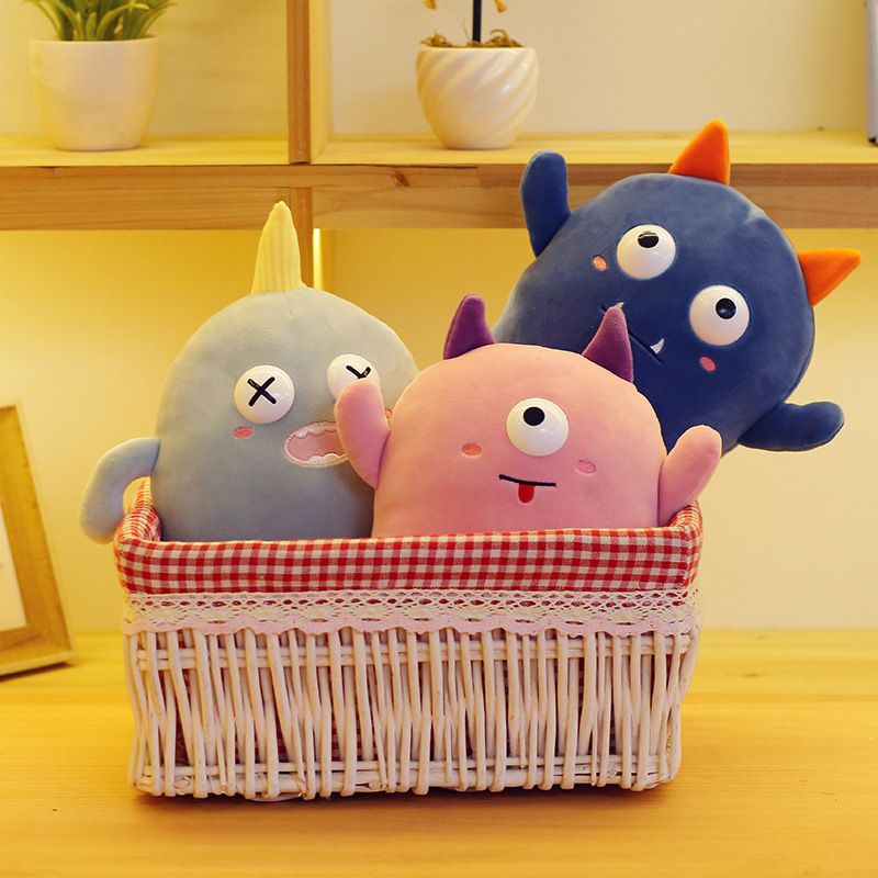 New Bonaka Soft Monster Cute Plush Toys Kawaii Cartoon Stuffed Toy Cute Plush Doll Kids Gifts