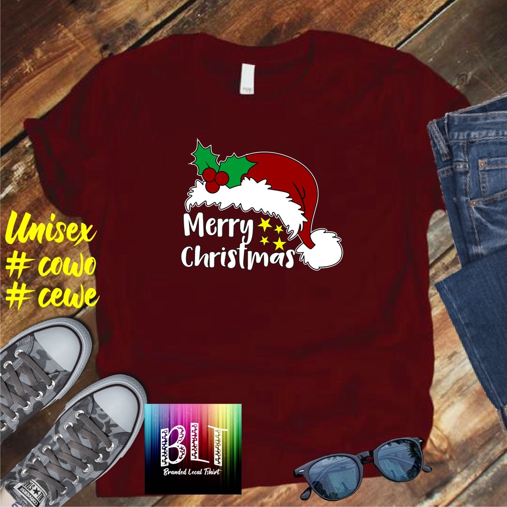 Beli 10 Gratis Kaos Random 1 KAOS NATAL DTF TOPI HENG 2022  / DEWASA DAN ANAK2/KAOS CHRISTMAS CHRISTMAS VIBES KAOS PRIA KAOS WANITA KAOS KEKINI-KINIAN /KAOS MURAH / KAOS KATUN 30S / KAOS UNIK Lonceng Salju Natal/KAOS NATAL kaos 2022/BAJU NATAL BAJU