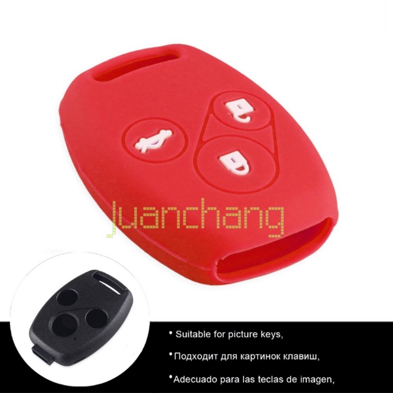 Casing Kunci Remote Mobil 3 Tombol Untuk Honda Vezel Shuttle JAZZ CITY Crvic ACCORD HONDA JAZZ  BRIO CR-V Lama 2 MOBILLIO