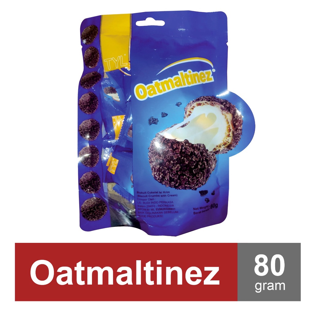 TYL Oatmaltinez Biskuit Ball 80gr HALAL