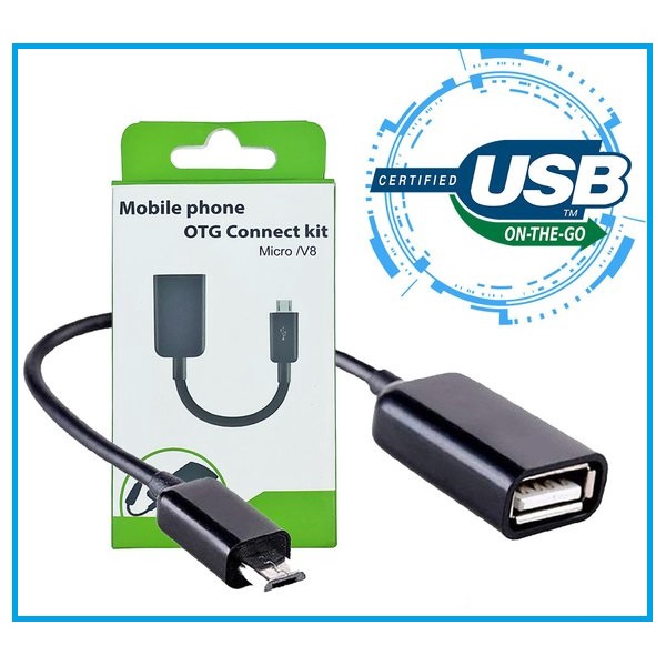 Jual (ba) OTG USB MICRO USB LUNA ON THE GO HANDPHONE CONNECT KIT SB Shopee Indonesia