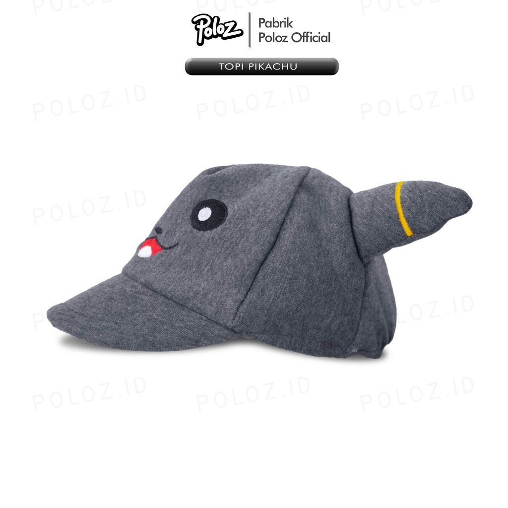 Topi pikachu lucu Topi pokemon anak Bordir Nama Custom.