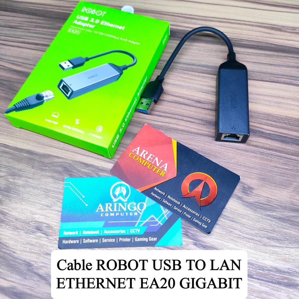 Cable ROBOT USB TO LAN ETHERNET EA20 GIGABIT