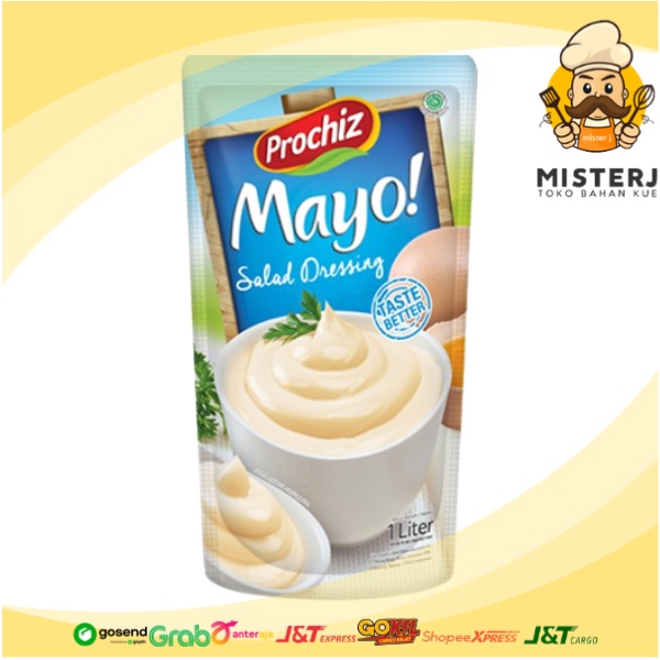 

Prochiz Mayonaise | 1 Liter | Dressing Salad Mayo | Creamy Salad Dressing